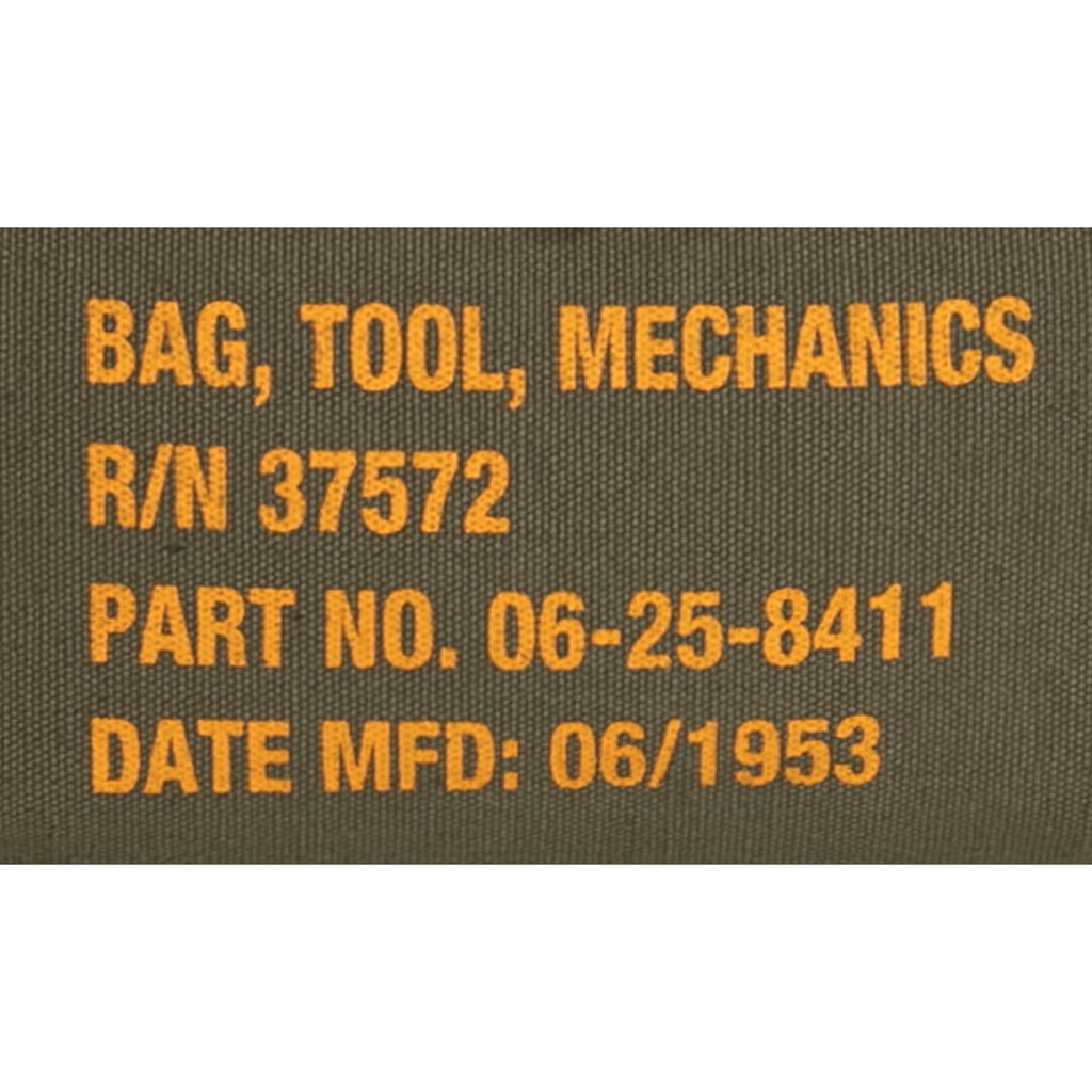 Bolsa de lona negra GI MECHANICS TOOL con asas reforzadas
