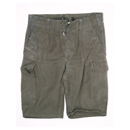 Pantalones cortos moleskin BW verdes, originales del ejército alemán (BW)