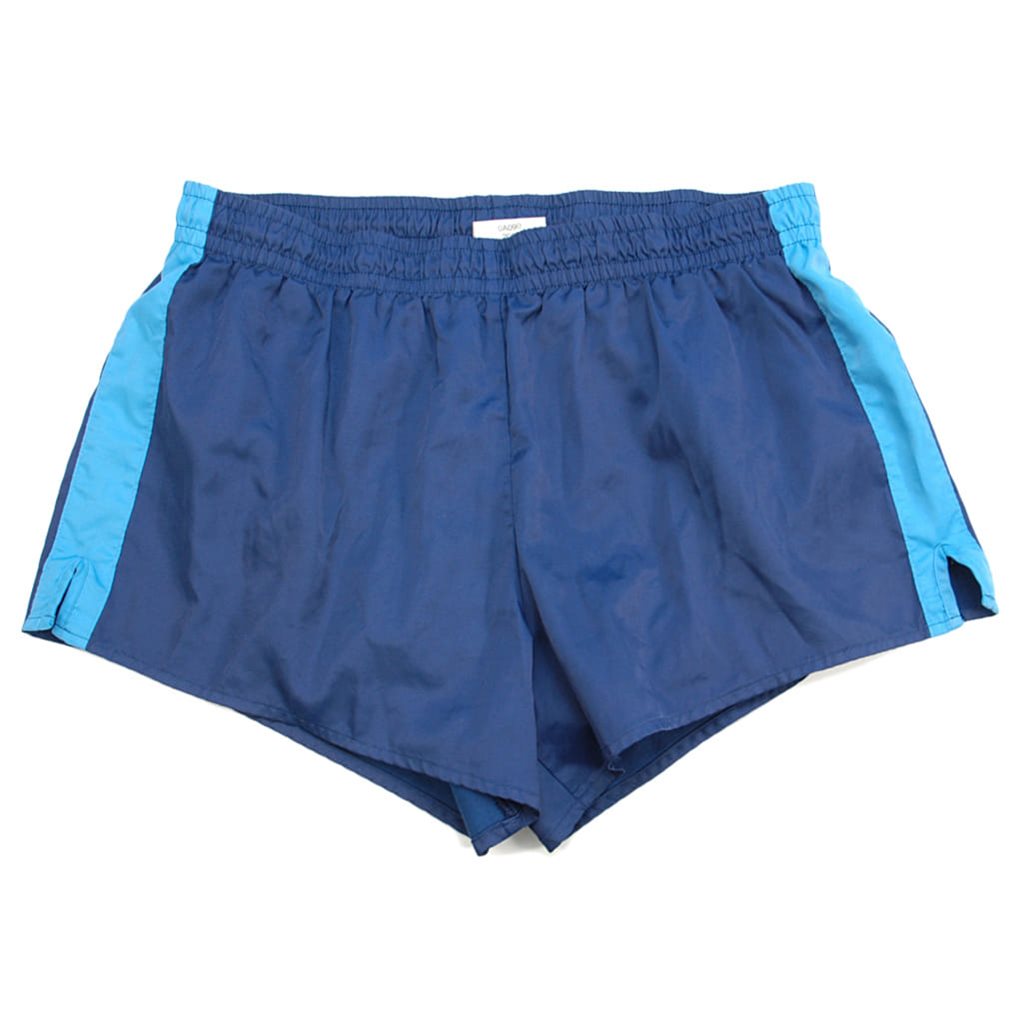 Trenky BW deportivas azules usadas con slip interior, 67% algodón 33% viscosa
