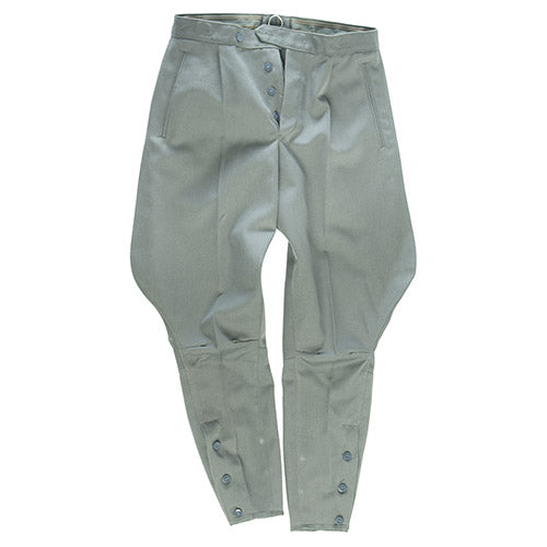 Pantalones de montar NVA gris, nuevos, 55% poliéster 45% lana