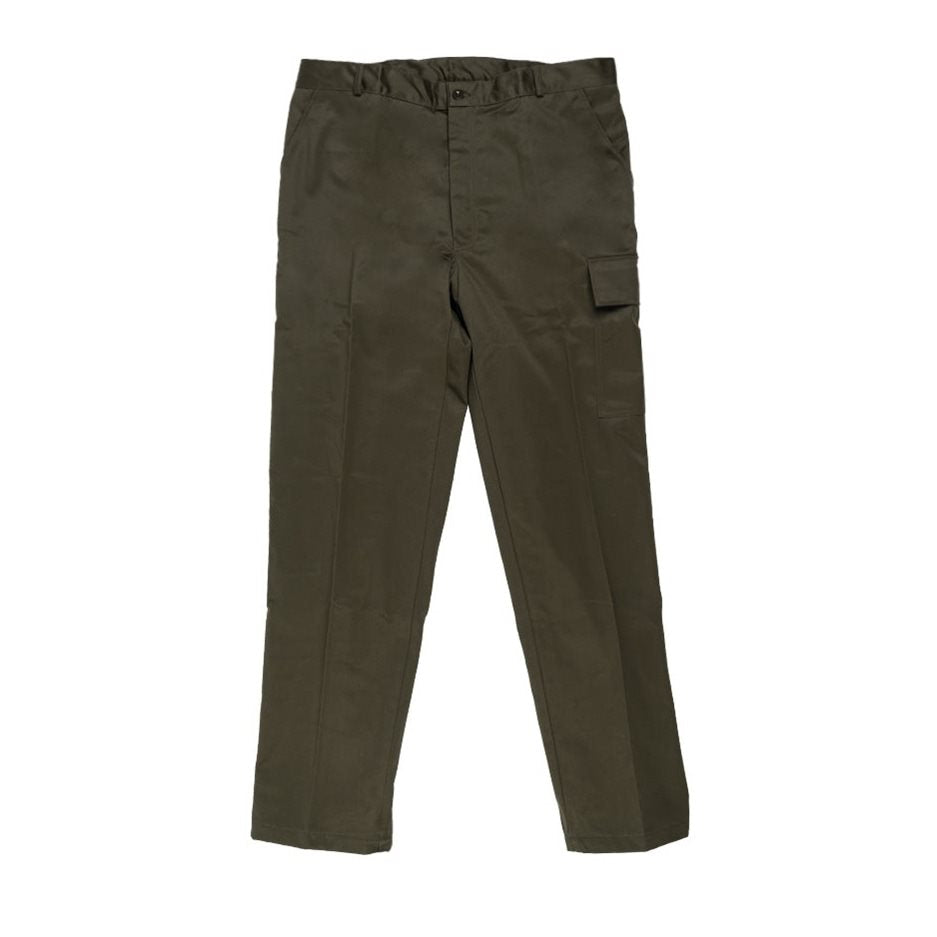 Pantalones militares belgas verdes con forro blanco, nuevos y sin usar