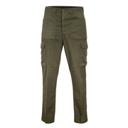 Pantalones austriacos KAZ-75 verdes usados vista frontal