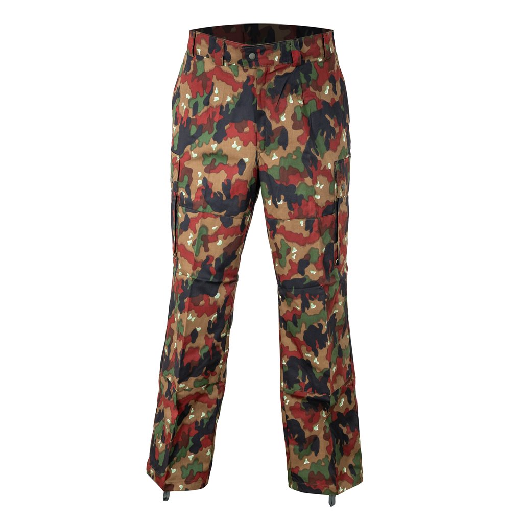 Pantalones de campaña suizos M83 con camuflaje SCHWEIZ TARN, referencia 91156400