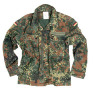 Blusa militar BW Flecktarn usada - camuflaje Flecktarn