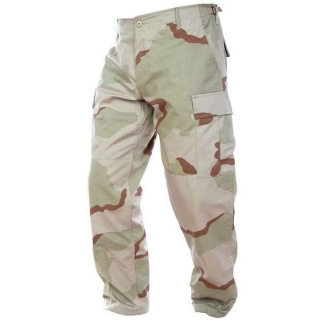 Pantalones US BDU 3-color desert rip-stop usados