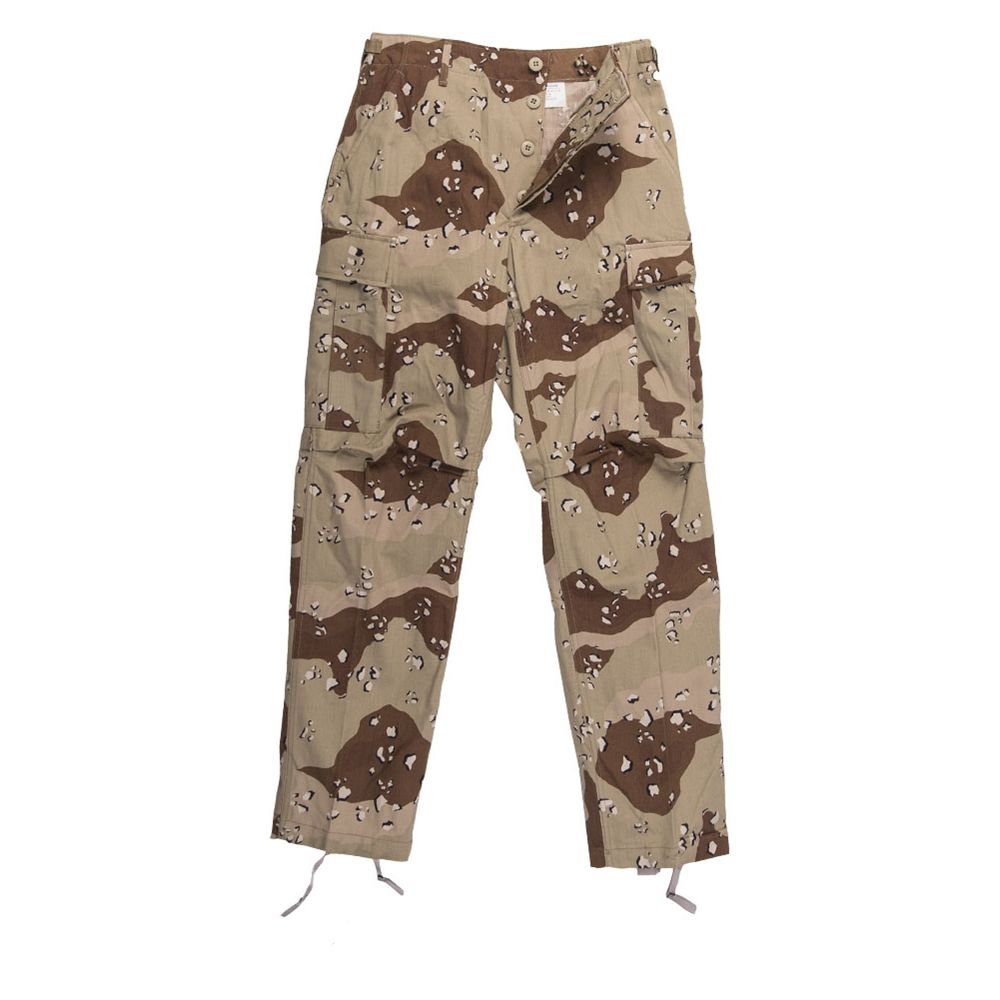 Pantalones US BDU originales en camuflaje desértico 6col