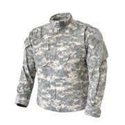 Blusa US Army ACU digital original usada, bolsillos inclinados y cierre en cuello