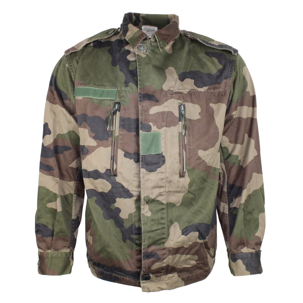 Blusa militar francesa F2 CCE TARN usada 100% algodón