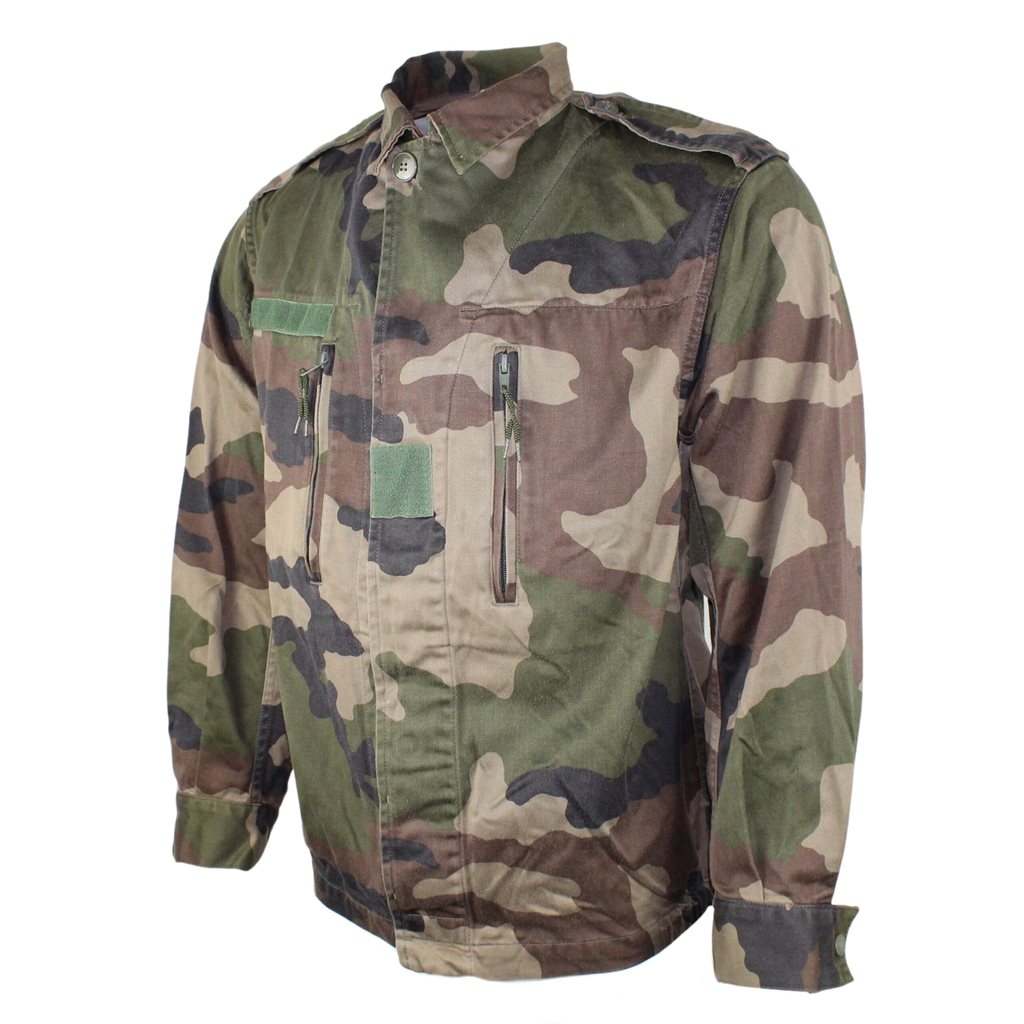 Blusa militar francesa F2 CCE TARN usada 100% algodón