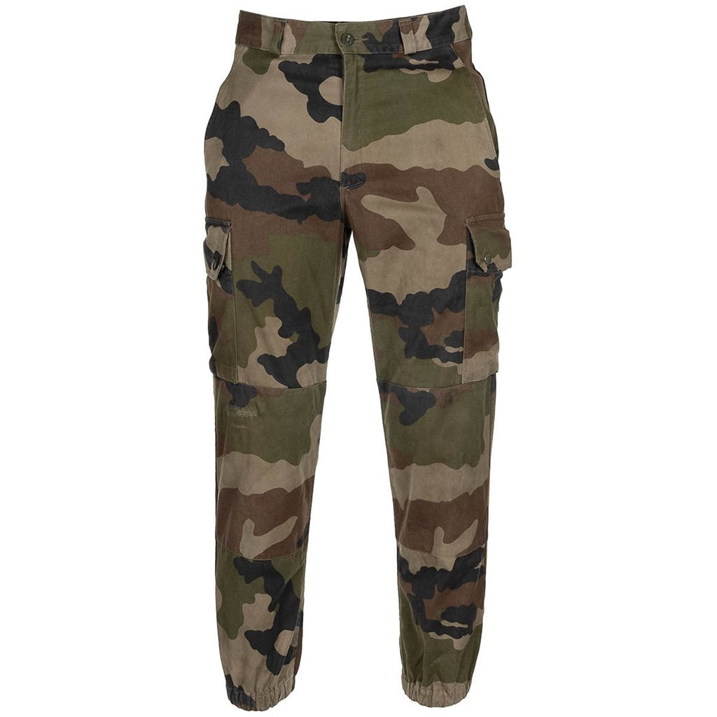 Pantalones de campaña franceses F2 CCE TARN usados, camuflaje CCE TARN, referencia 91193420
