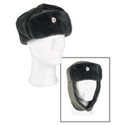 Gorro tipo beranice NVA HEER gris con insignia pequeña, gorro militar original sin usar