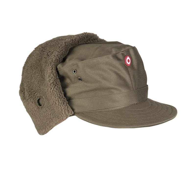Gorro de invierno militar verde - original del ejército austríaco