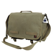 Bolso bandolera CONCEALED CARRY Messenger verde para porte oculto y uso urbano
