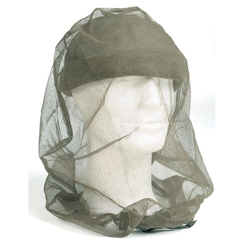 Mosquitera BW para la cabeza, gris, usada (excedente Bundeswehr)