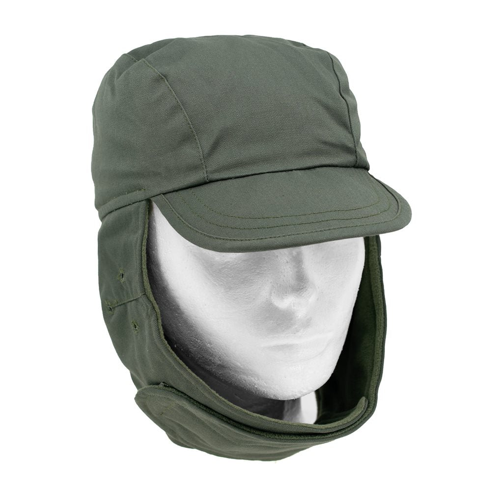 Gorro invierno francés con orejeras, original militar