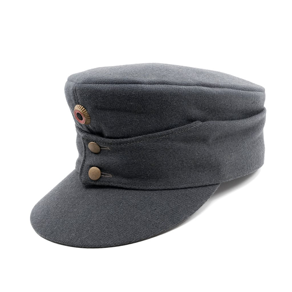 Gorra BW montaña gris con kokarda, usada, Bundeswehr