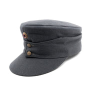 Gorra BW montaña gris con kokarda, usada, Bundeswehr