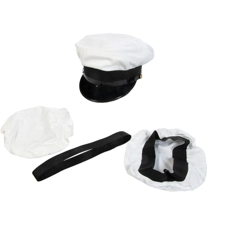 Gorra brigadyrka italiana blanca, articulo nuevo almacenado durante largo tiempo
