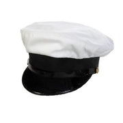 Gorra brigadyrka italiana blanca, articulo nuevo almacenado durante largo tiempo