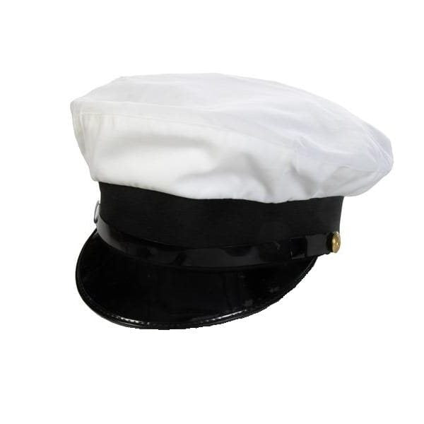 Gorra brigadyrka italiana blanca, articulo nuevo almacenado durante largo tiempo