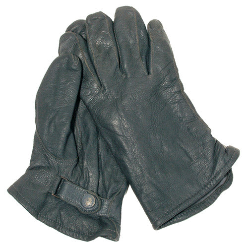 Guantes BW de cuero forrados, color gris, usados (ID 91255400)
