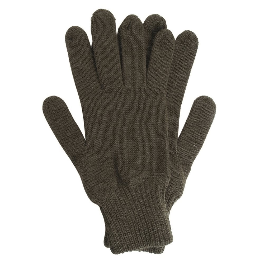 Guantes de dedos verdes ČSLA/AČR tejidos, original militar