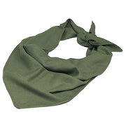 Pañuelo triangular Bundeswehr verde usado de algodón 128 x 85 cm