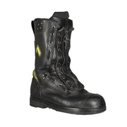 Botas de bombero FIRE FLASH usadas, con cordones y caña alta