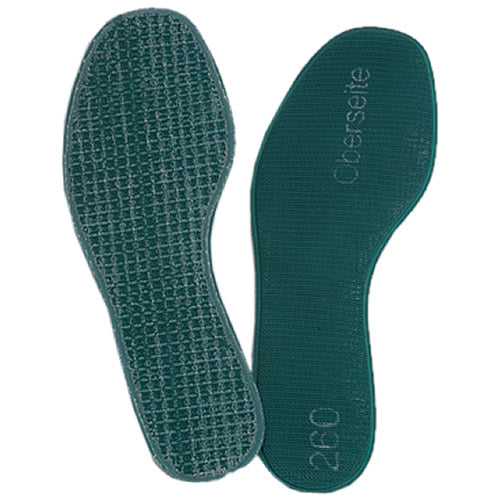 Plantillas militares BW verdes de plástico, talla 265, con malla transpirable
