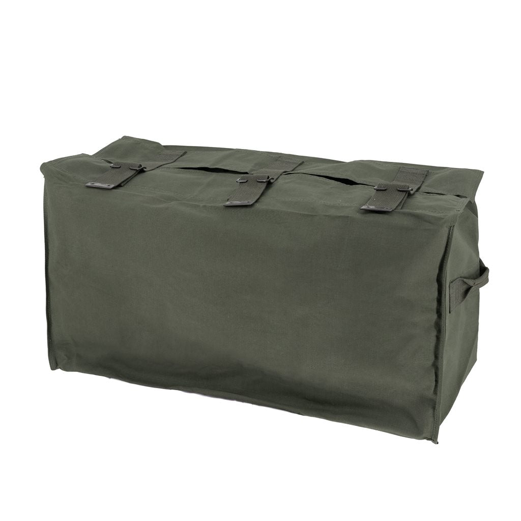 Bolsa de transporte militar holandesa de lona verde, aprox. 74 x 34 x 41 cm