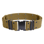 Cinturón US C2 estilo Marine Corps color COYOTE con hebilla FASTEX y ojales para equipo