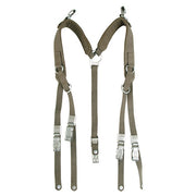 Tirantes para sistema portante BW estilo antiguo, usados; hebillas de aluminio y mosquetones funcionales