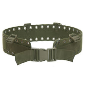 Cinturón BW ancho verde usado del Bundeswehr