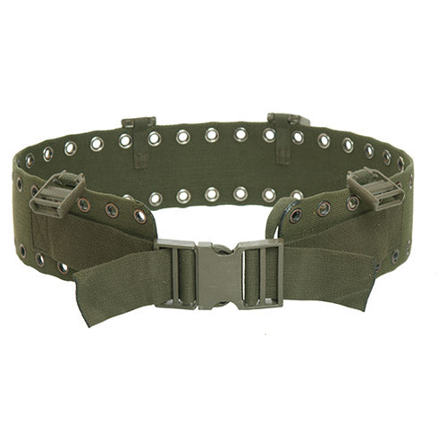 Cinturón BW ancho verde usado del Bundeswehr