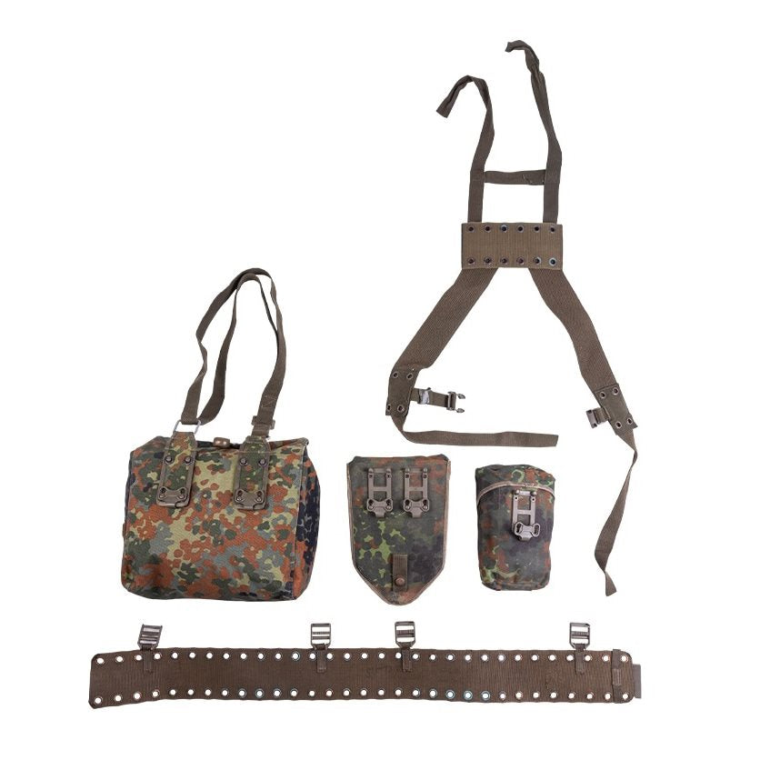 Sistema portador BW Flecktarn usado - set 5 piezas