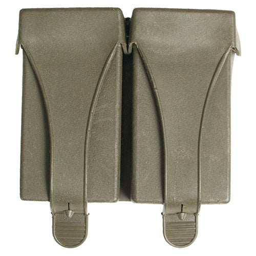 Funda BW G3 doble para 2 cargadores, plástico verde, usada
