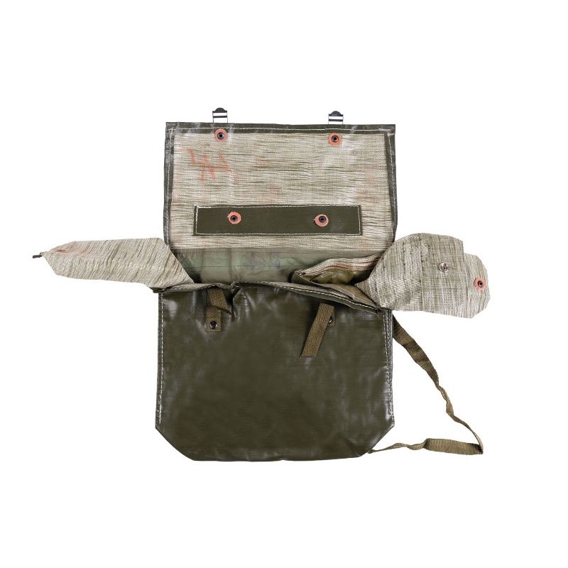 Malá polní AČR vz.85, bolsa pequeña recubierta de goma, verde, 33 x 25 x 9 cm