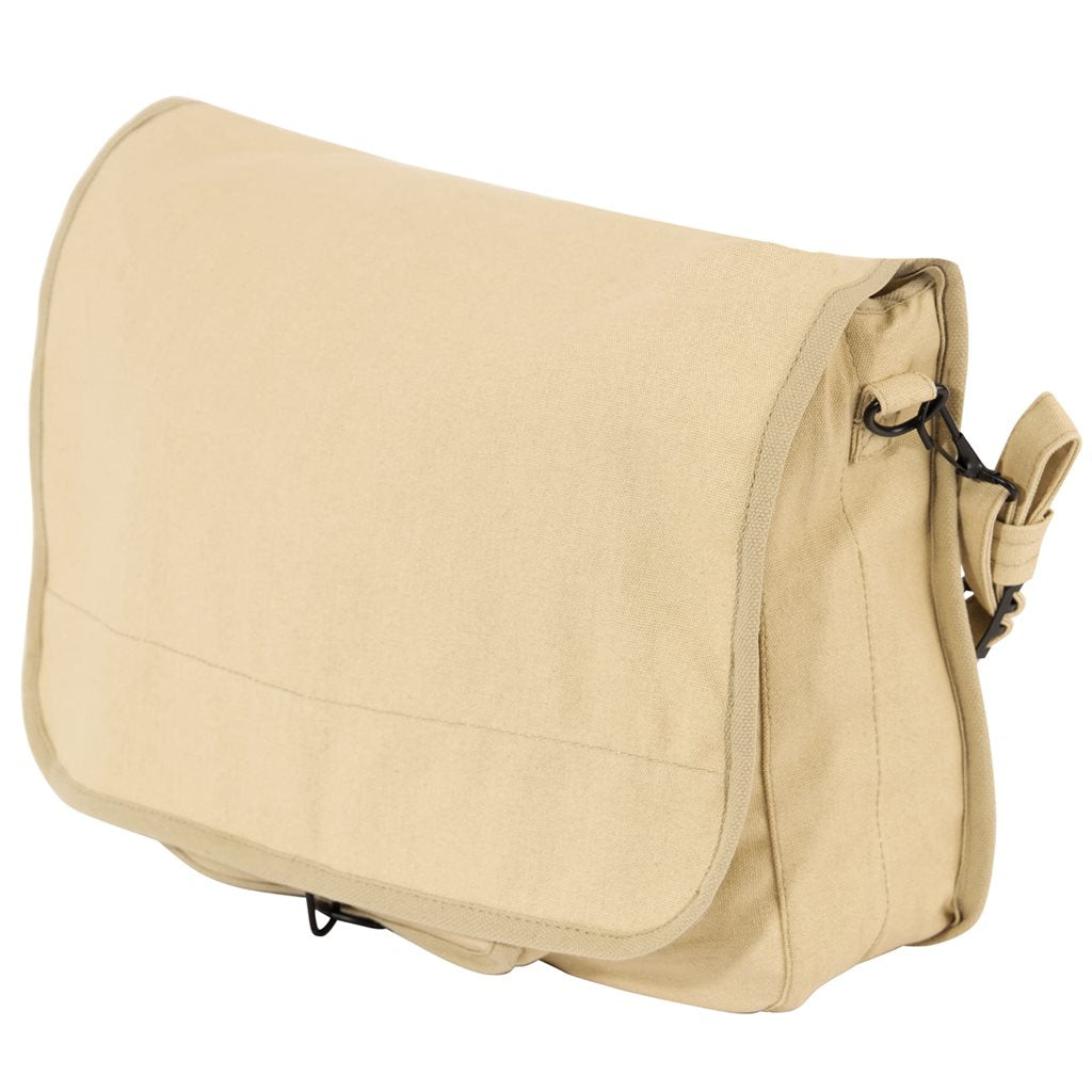 Bolso bandolera PARATROOPER color khaki hecho en lona de algodón