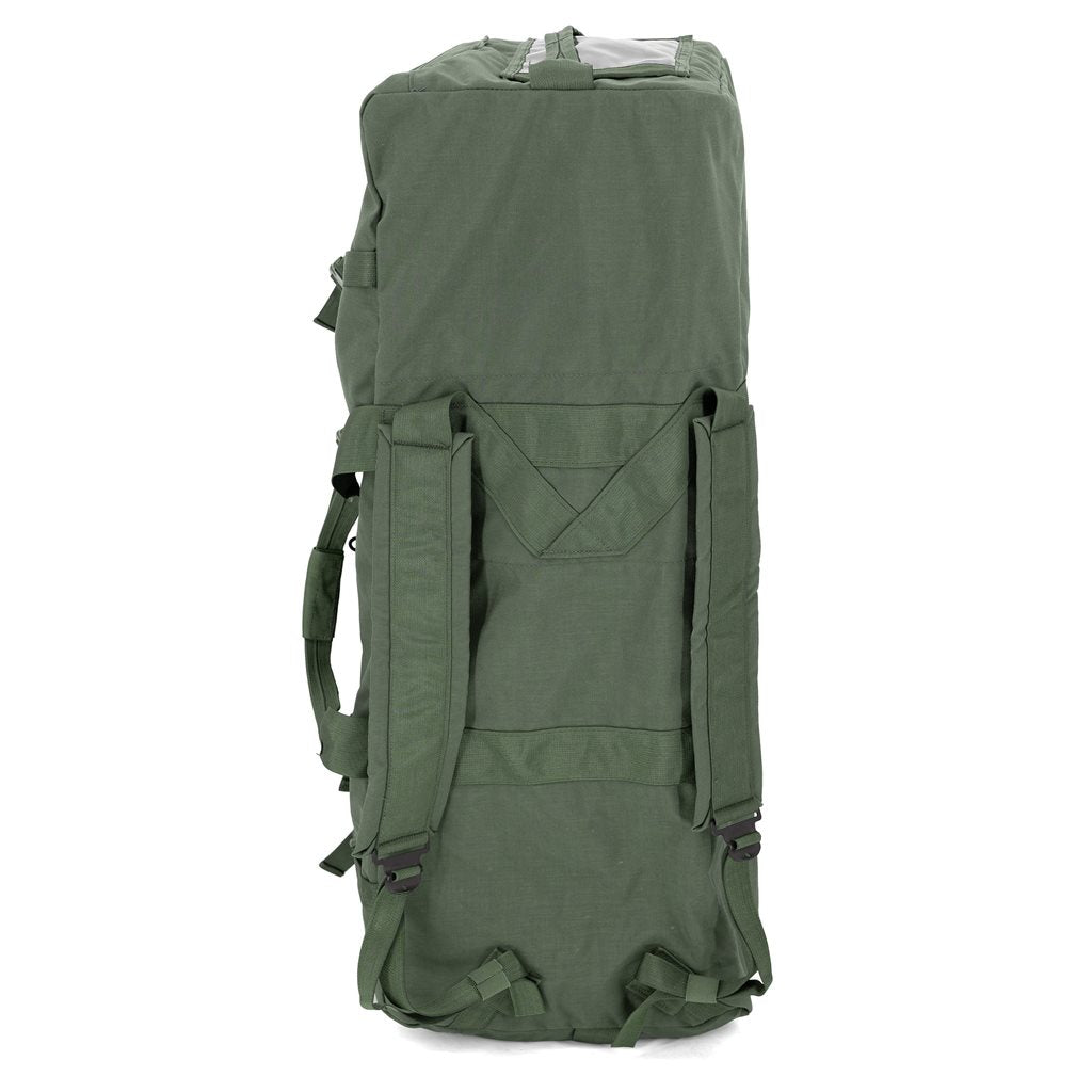 Bolsa de transporte militar US GI grande verde usada, 81x30x30 cm, NSN 8465-01-604-6541