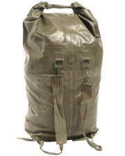 Bolsa naval francesa verde usada, bolsa pogumizada original del ejército francés