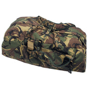 Bolsa de transporte holandesa DPM grande usada con tirantes, aprox. 85 x 34 x 32 cm