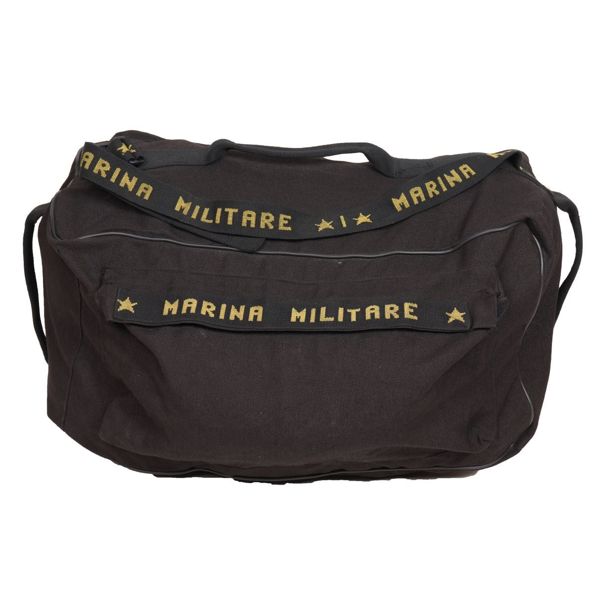 Bolsa de transporte italiana Marina Militare usada, 50x30x30 cm