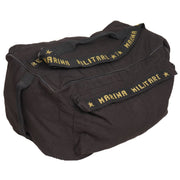 Bolsa de transporte italiana Marina Militare usada, 50x30x30 cm