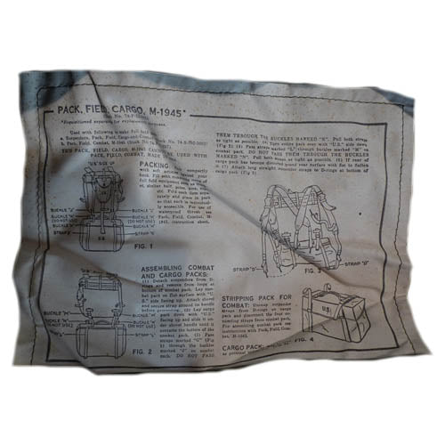 Bolsa militar CARGO US M-1945 verde, capacidad 10 L, original nueva
