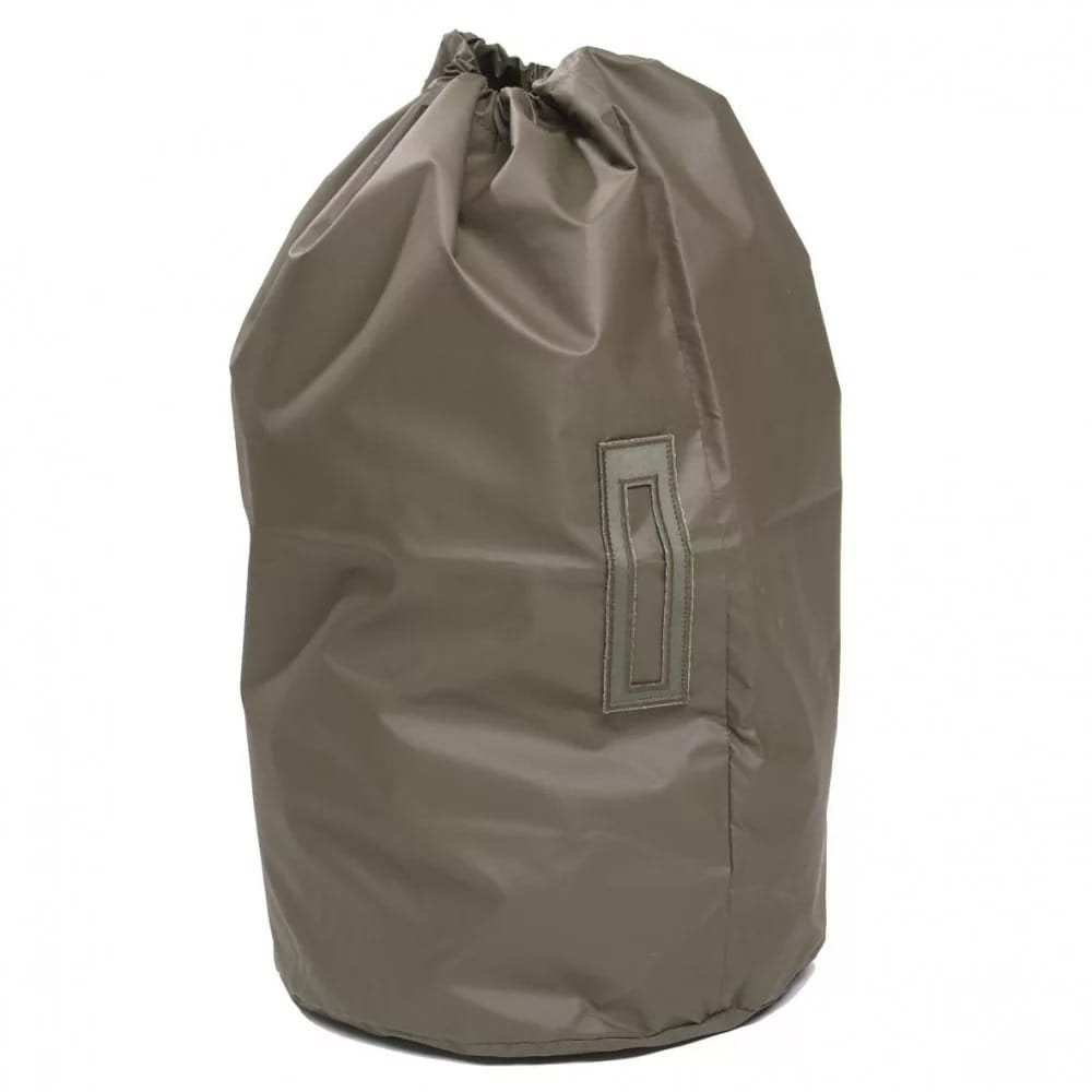 Bolsa para saco de dormir suiza de goma en color verde