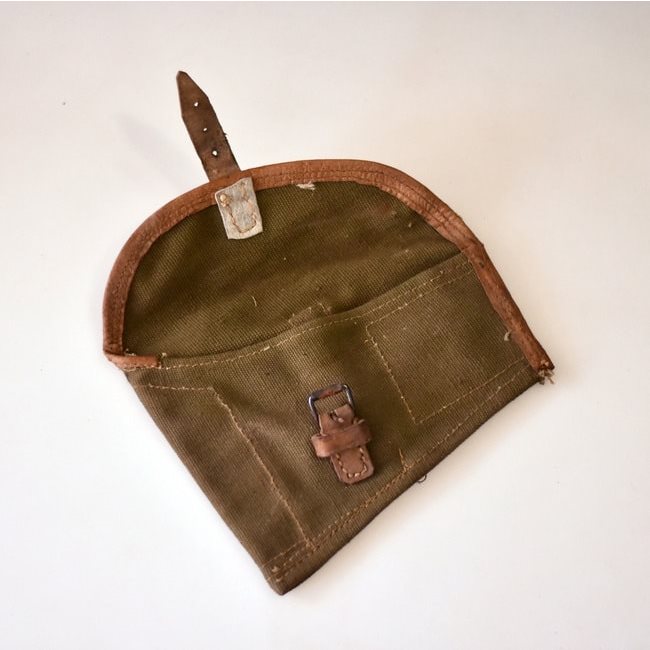 Funda de tela rumana para hacha usada del ejército rumano