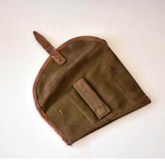 Funda de tela rumana para hacha usada del ejército rumano