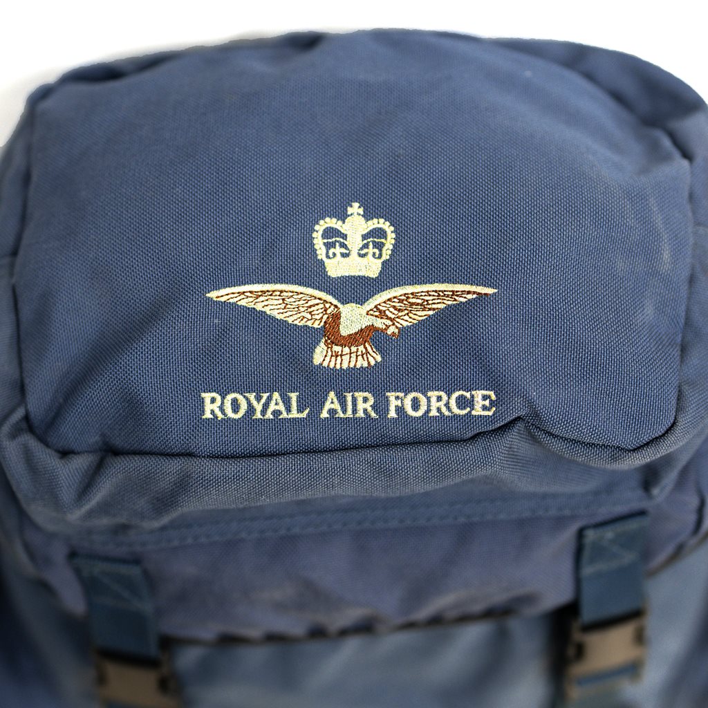 Mochila RAF británica Medium Daysack azul usada