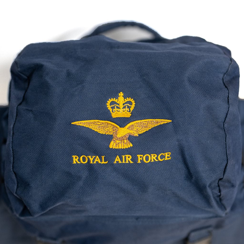 Mochila RAF británica Field Pack 30 l azul usada - original Royal Air Force