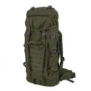 Mochila CYCLOPS II VULCAN verde sin bolsillos laterales, usada, original Berghaus